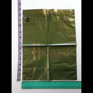 Vintage Harrods Bag 10 x 13 in / 25 x 33 cm plastic store bag